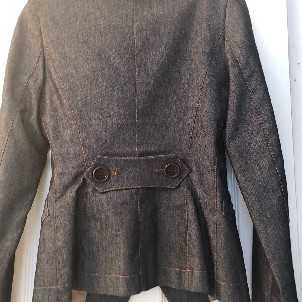 ZARA Basic Jean Blazer 💄 - Picture 5 of 7